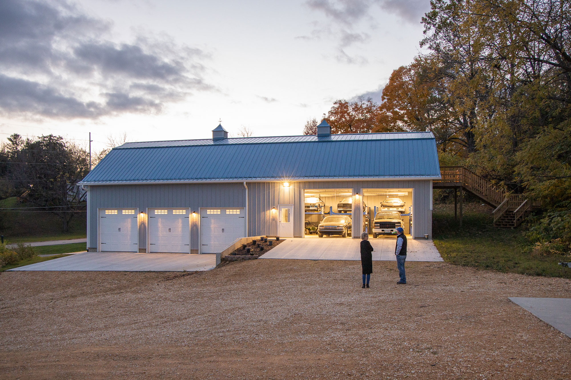 Post Frame Suburban Garage and shop